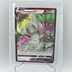 Tarjeta Pokémon Holo Rare Oranguru V 133/189 2022